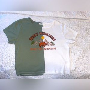 Love and Lazy Days Cropped TShirt